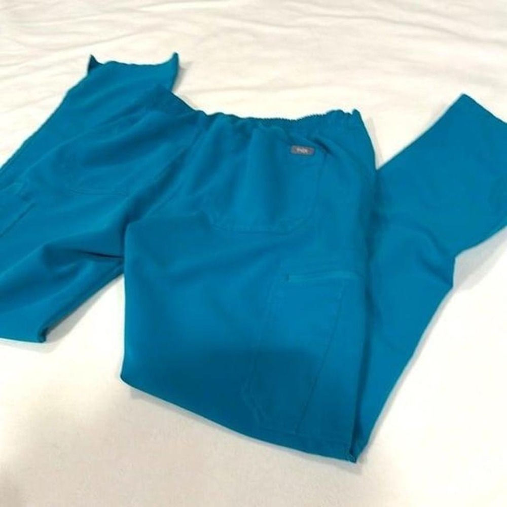 Figs Teal Scrub‎ Pants - Picture 3 of 10